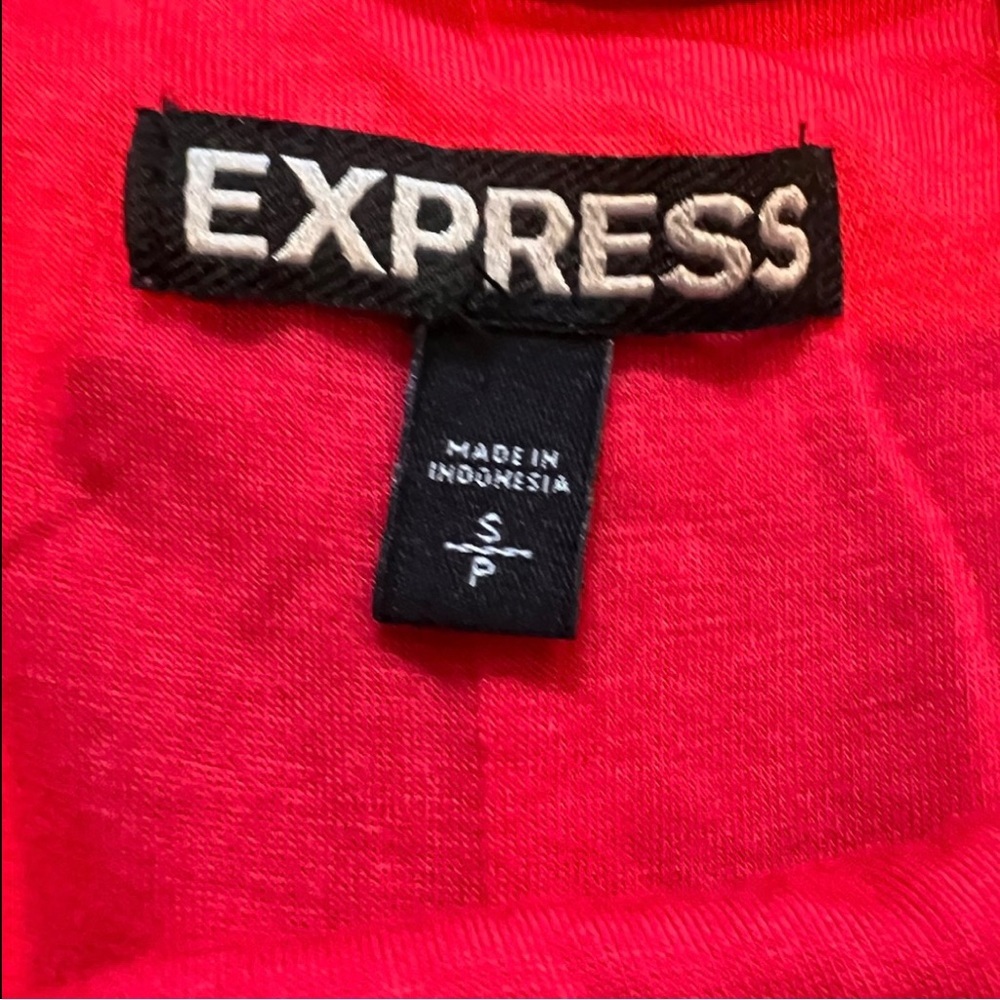 Express Orange and Blue Spaghetti Strap Slip Dress EUC S - Picture 6 of 9